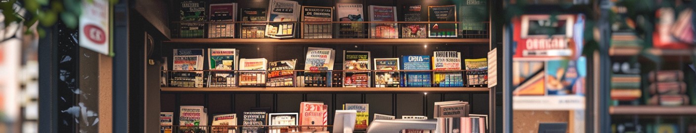 valeris3000 modern newsstand with newspapers photorealistic fea591c1 415b 47c8 8c44 9176446aaa00
